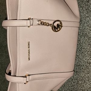 Pink Michael Kors tote